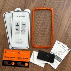 Spigen 全面保護 ガラスフィルム iPhone 14 Pro 6.1インチ