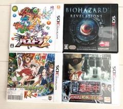 3DS ソフト　パズドラ　バイオハザード　モンスターストライク　超逃走中