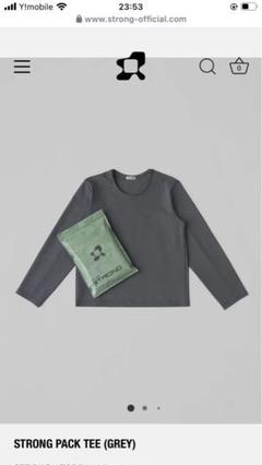 STRONG PACK TEE GREY sizeS ours アワーズ 2025年最新】STRONG pack tee oursの人気アイテム - メルカリ