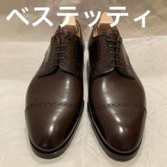 希少存命期☆リカルドフレッチャベステッティ 濃茶クォーターブローグのサムネイル