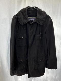 JUNYA WATANABE モッズコート ブラック S ミリタリー　丸襟 JUNYA WATANABE モッズコート ブラック S ミリタリー 丸襟