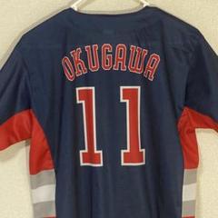 ヤクルトスワローズ 奥川投手 クルーユニフォーム 奥川恭伸 11番　Lサイズ
