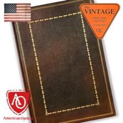 稀少50's アメリカンオプティカル 木製古書ブック型ヴィンテージ眼鏡収納ケースのサムネイル