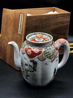 蓋物 菓子器 色絵鍋島 牛 銘