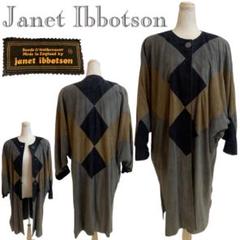 UK VINTAGE janet ibbotson イングランド製 レザーコート
