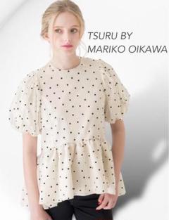 極美品✨ ツルバイマリコオイカワ Epaulement ペプラム トップス 半袖 極美品✨ ツルバイマリコオイカワ Epaulement ペプラム トップス