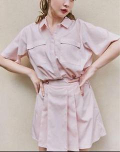 【Herlipto】Armace Short Sleeve Romperこじはる