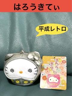サンリオ　はろうきてぃ　だるまKT ぬいぐるみマスコットBCシルバー　【未使用】 サンリオ はろうきてぃ だるまKT ぬいぐるみマスコットBC