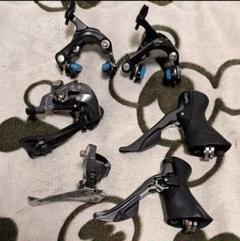 shimano claris レバー、前後ディレーラー、スプロケセット