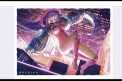 FGO Fate ムーンキャンサー BB 萌姫連合 キャラクタースリーブ TCG万能プレイマット Fate/Grand Order 「ムーンキャンサー/BB