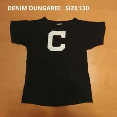 DENIM DUNGAREE 130cmTシャツ 半袖　黒