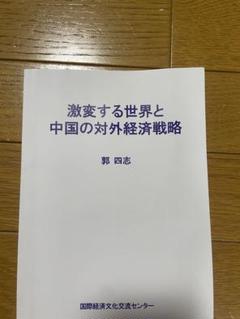 激変する世界と中国の対外経済戦略   郭四志のサムネイル