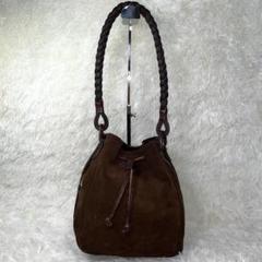 【最終値下げ】Ralph Lauren スエードブラウンバッグ 保存袋付き Ralph Lauren - ラルフローレン／RALPH LAUREN バッグ