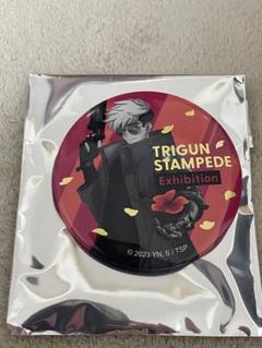 トライガン展　キャラバッジ　缶バッジ　箔押し ヴァッシュ　ウルフウッド