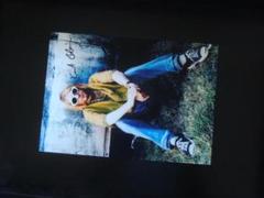 A4 額付き ポスター Kurt Cobain カートコバーン 写真 ニルバーナ