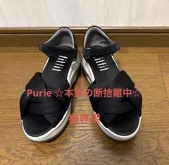 フィットフィット・クッションツイストサンダル （ブラック