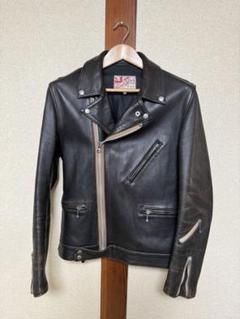 Addict Clothes ダブルライダースジャケット 38サイズ グリーン Addict Clothes ダブルライダースジャケット 38サイズ グリーン