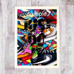 スニーカー アート just do it 額付き