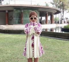 刺繍チュニック 韓国レディース服