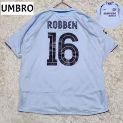 【特別送料無料！】 Chelsea 2005-06 激レア Umbro メルカリ - ロッベン ユニフォーム ウェア
