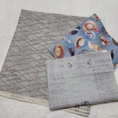 パッチワークルシアン生地95cmとハギレのおまけ付き