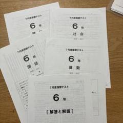 SAPIX サピックス　6年　テスト　2016年 SAPIX 6年生 2024年7月組分けテスト - メルカリ