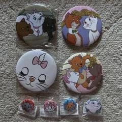 おしゃれキャットマリー　3兄妹　ダッチェス　オマリー　缶バッチ