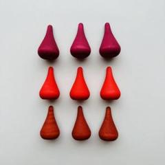 【美品】グラパット　まんだら　半量　セット グラパットGrapat まんだら 8種 160個 木のおもちゃ 積み木
