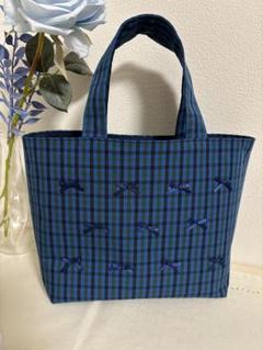 ファミリア風❣️トートバッグ☆ヌビ生地×合皮・生成り/刺繍・パン ファミリア風❣️トートバッグ☆ヌビ生地×合皮・生成り/刺繍