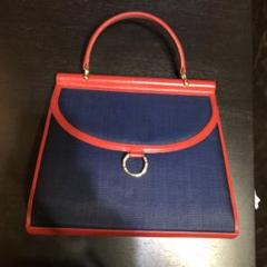 希少 ヴィンテージ イタリア La Borsa ラボルサ ハンドバッグ 赤 希少 ヴィンテージ イタリア La Borsa ラボルサ ハンドバッグ 赤