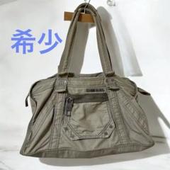 DIESEL メタルロゴ バッグ 希少 レア カーキ色 DIESEL メタルロゴ バッグ 希少 レア カーキ色 - メルカリ