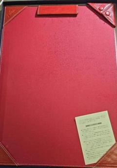 訳あり　ASHFORD ジョッター A4サイズ ローファー 　レッドのサムネイル