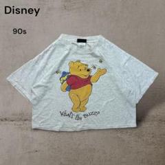 ヴィンテージディズニー90s Winnie the Poohクロップ丈TEE半袖