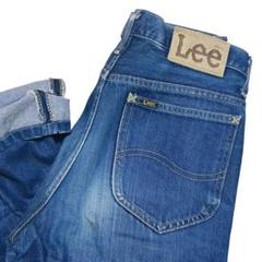 Lee RIDERS ストレートデニム　日本製　E524 　革パッチ　ライダース