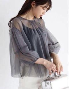 セール中特別価格♡スコットクラブ購入 シアーブラウス♡のサムネイル