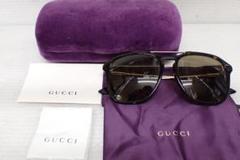 史上最も激安 美品 GUCCI D2-A 002 GG0321S サングラス べっ甲柄 グッチ 小物
