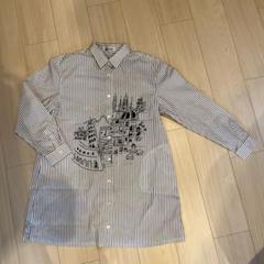 極美品　ピッコーネ 五分袖 刺繍ブラウス リネン100％ イエロー Lサイズ 極美品ピッコーネ 五分袖 刺繍ブラウス リネン100％ イエロー L