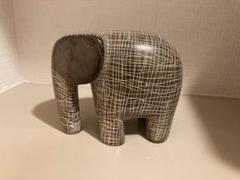 【ケニア製】 ゾウ 置物　インテリア 象　オブジェ ぞう