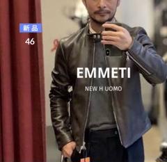 ◆新品◆EMMETI◆H UOMO◆ライダース◆干場義雅◆イタリア製◆46