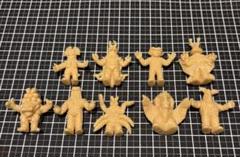 ②ポピー ウルトラマン 怪獣 肌色 消しゴム キン消し 9体セット 特撮