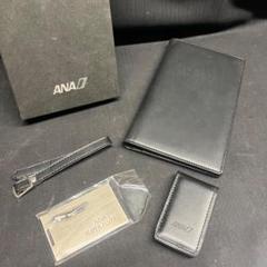 【未使用品】 SOMES ソメス 黒 カードケース 名刺入れ ANAコラボ ソメスネットショップ / 名刺入れ/カードケース