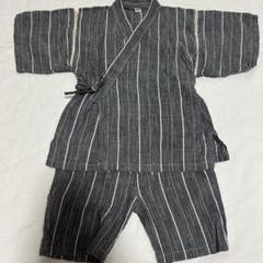 ストライプ柄 甚平 サイズ100 男の子