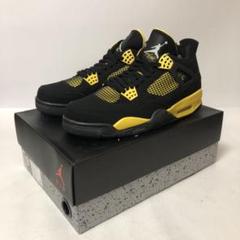 新品 箱付 黒タグ付 AIR JORDAN 4 RETRO THUNDER