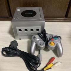ジャンク　ゲームキューブコントローラー　シルバー　中期型　GCコン　本体