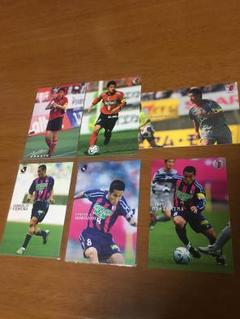 サッカー選手カード6枚セットのサムネイル