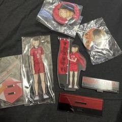 ハイキュー　孤爪研磨 アクリルスタンド 缶バッジ