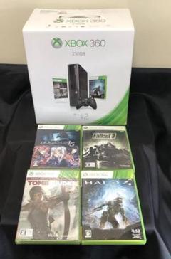 Xbox360 E 本体 リキッド ブラック 250GB トゥームレイダー