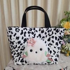 ●トートバッグ●ジャンボもふもふシマエナガ●ハンドメイド　キルト