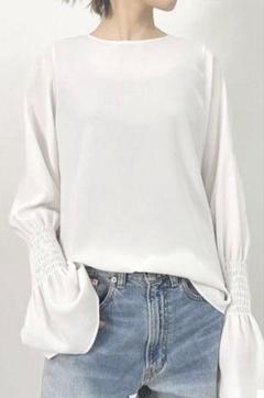 L'Appartement Shirring Blouse ネイビー 2025年最新】l'appartement shirring blouseの人気アイテム