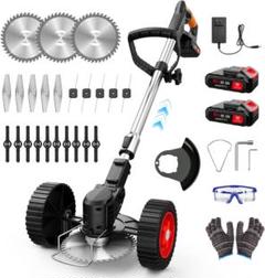 ⭐︎新品未使用⭐︎MAKEDA 草刈り機 1800W バッテリー2個付き Amazon | MAKEDA 充電式草刈機 草刈り機 コードレス 18000rpm